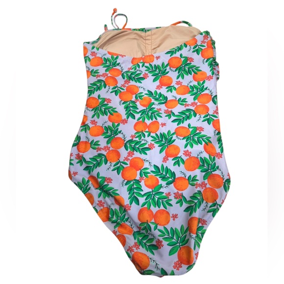 JCREW Printed Strapless One-Piece Swimsuit in Multi $98 BD861 M - Picture 4 of 7